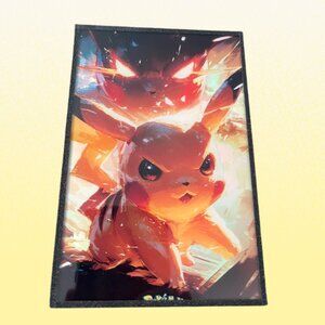 Pikachu Fan Art Display Board – Nightblade Artboard 6x4 Pokémon Artwork